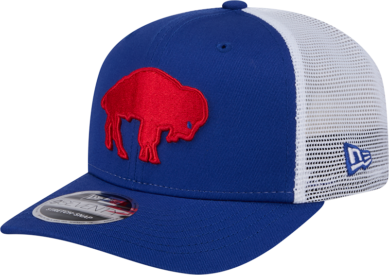 Buffalo Bills New Era Royal Throwback 9SEVENTY Trucker Adjustable Hat - Pro Jersey Sports