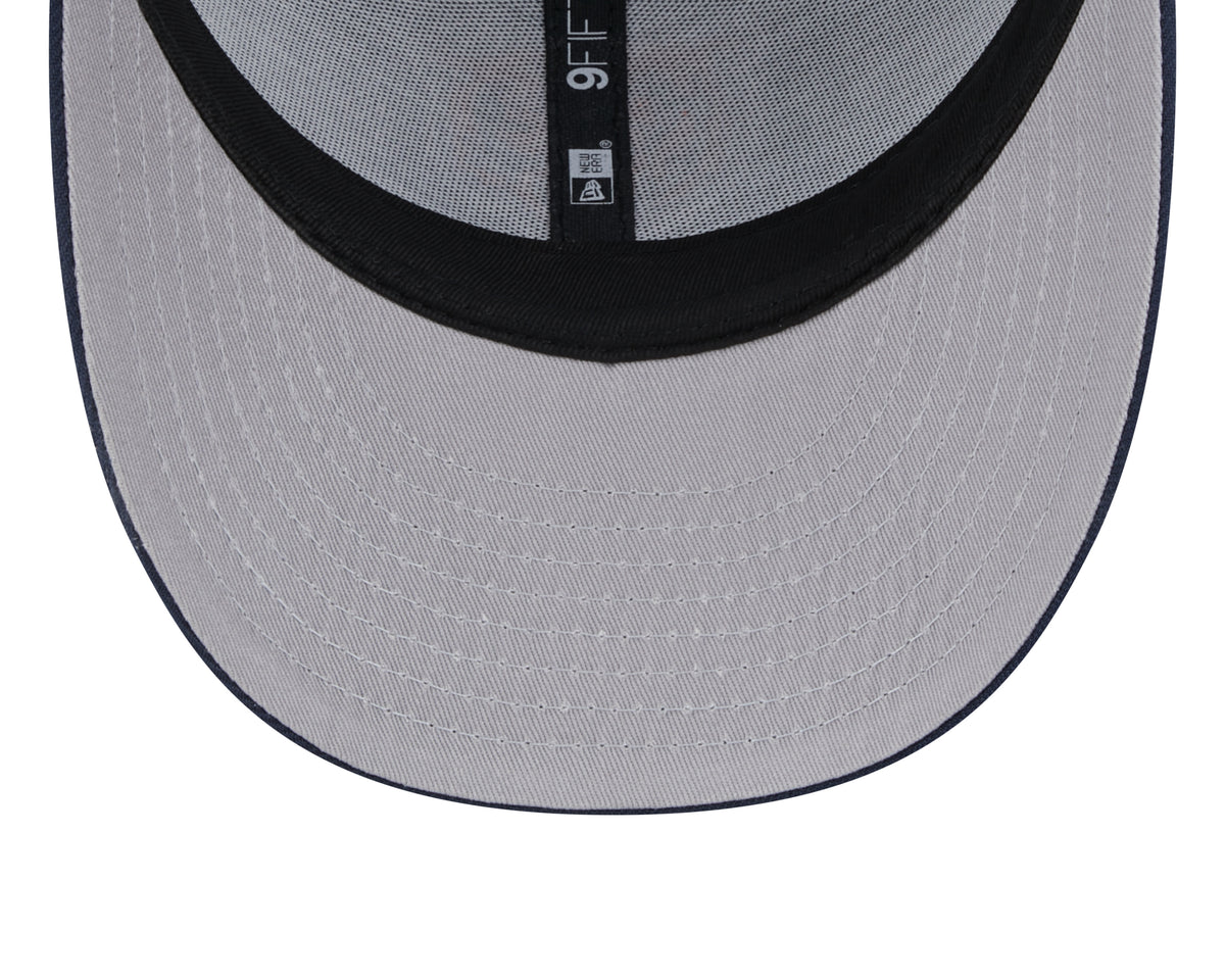 Men's Chicago Bears New Era Navy Primary Low Profile Trucker 9FIFTY Adjustable Hat - Pro Jersey Sports