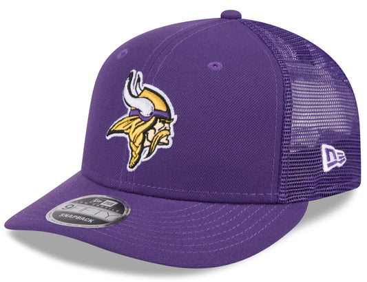 Men's Minnesota Vikings New Era Purple Low Profile Trucker 9FIFTY Adjustable Hat - Pro Jersey Sports