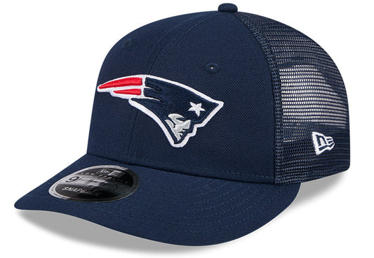 Men's New Era New England Patriots Navy Low Profile Trucker 9SEVENTY Hat - Pro Jersey Sports