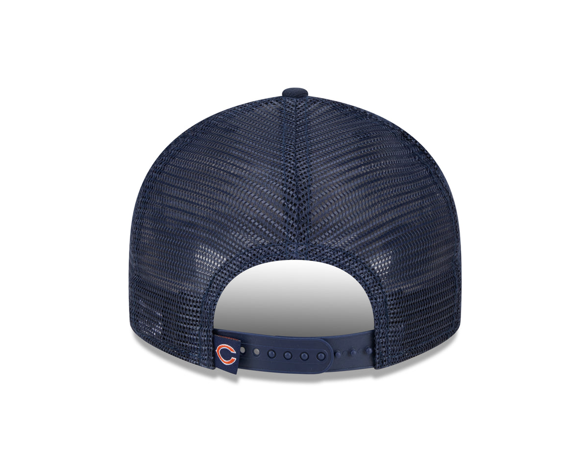 Men's Chicago Bears New Era Navy Low Profile Trucker 9FIFTY Adjustable Hat - Pro Jersey Sports