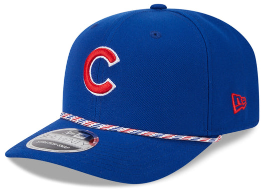 Chicago Cubs New Era Royal Blue Multi Rope 9SEVENTY Stretch Snap Adjustable Hat - Pro Jersey Sports