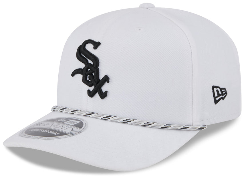 Chicago White Sox New Era White Multi Rope 9SEVENTY Stretch Snap Adjustable Hat - Pro Jersey Sports