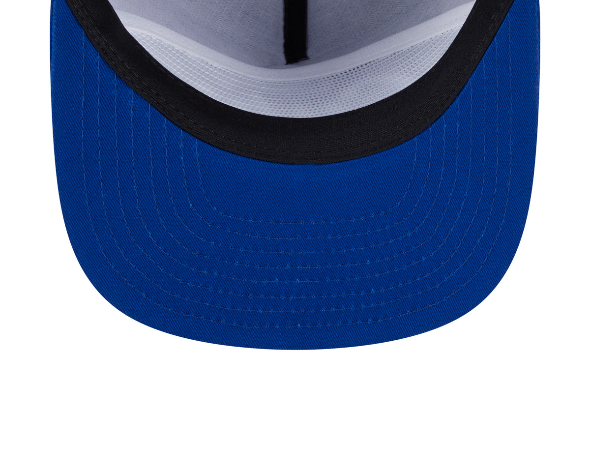 Chicago Cubs New Era Blue Team Text The Golfer Snapback Hat - Pro Jersey Sports