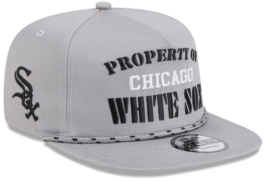 Chicago White Sox New Era Gray Vintage The Golfer Snapback Hat - Pro Jersey Sports