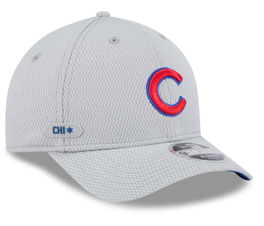 Chicago Cubs New Era Gray Clubhouse M-Crown 9FORTY Adjustable Hat - Pro Jersey Sports