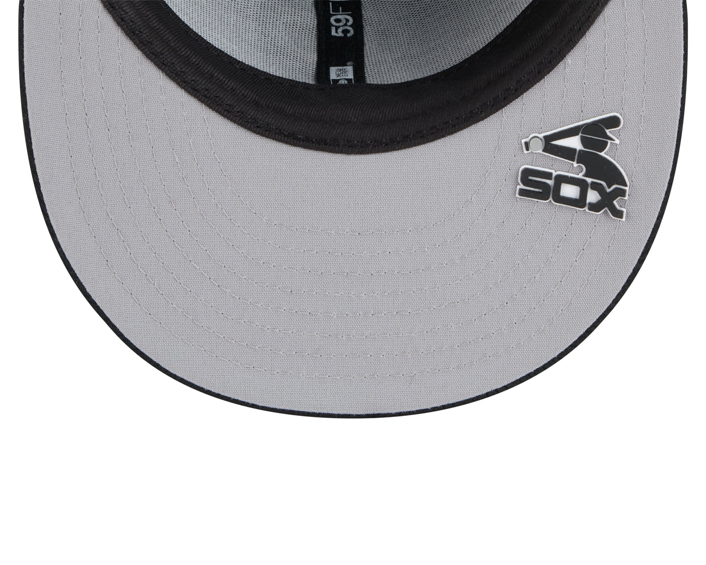 Chicago White Sox New Era Black 2025 Clubhouse Alternate 59FIFTY Fitted Hat - Pro Jersey Sports