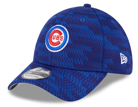 Chicago Cubs Royal 2025 Clubhouse Bullseye Logo Alternate New Era 39THIRTY Flex Hat - Pro Jersey Sports