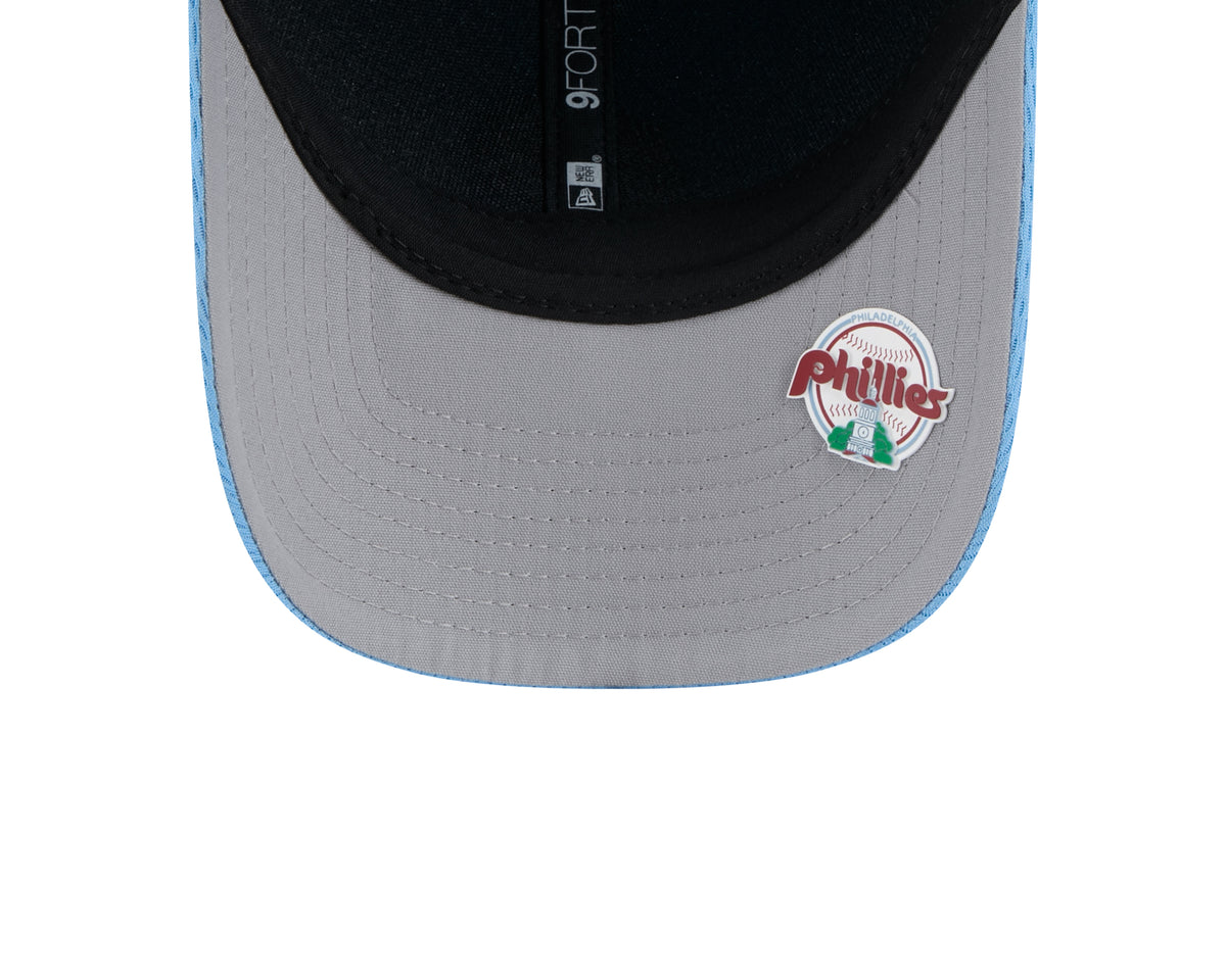 Philadelphia Phillies New Era Blue 2025 Clubhouse Alternate M-Crown 9FORTY Adjustable Hat - Pro Jersey Sports