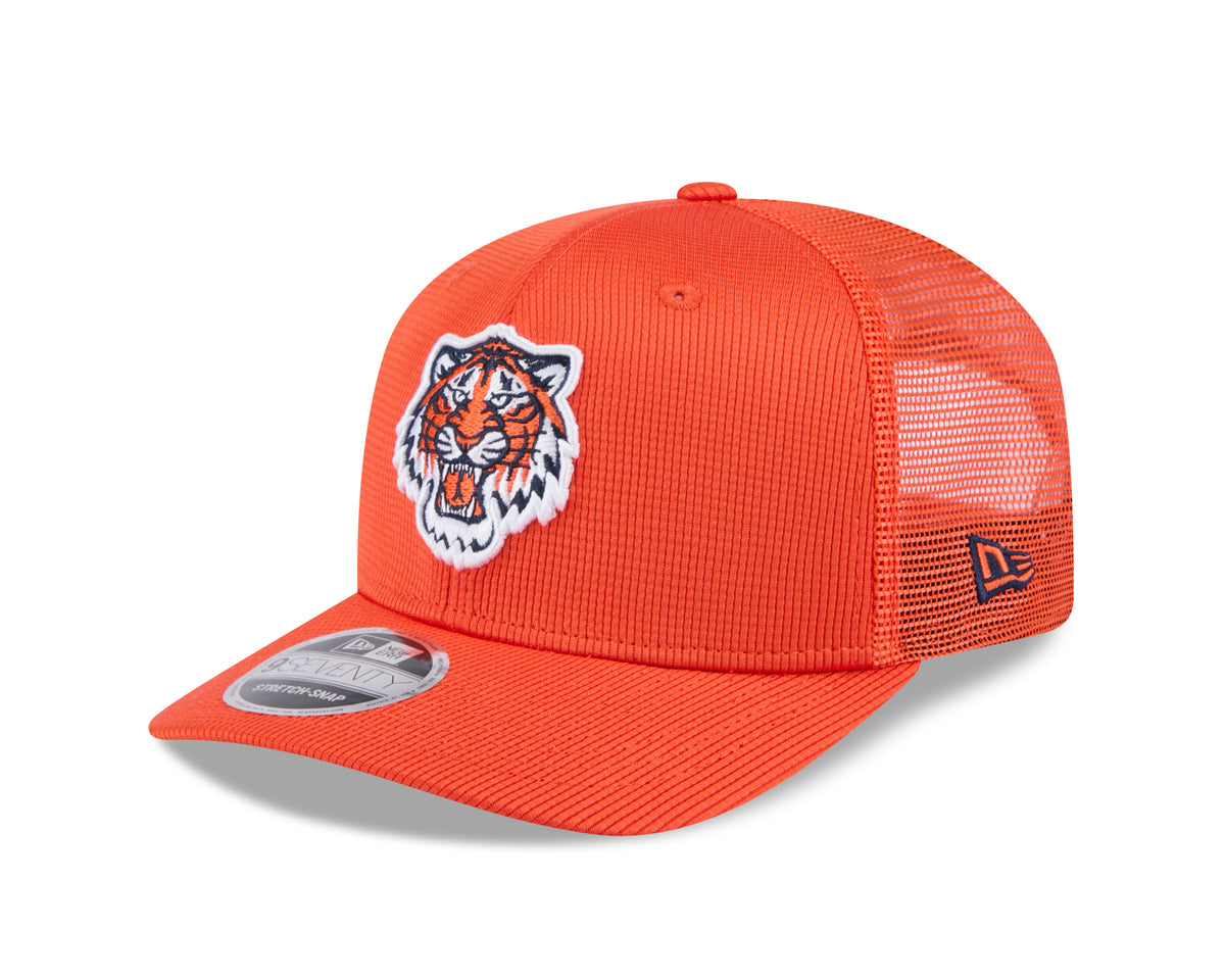 Detroit Tigers New Era Orange 2025 Spring Training 9SEVENTY Trucker Hat - Pro Jersey Sports