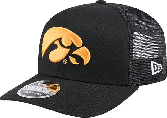 Men's Iowa Hawkeyes New Era Black New Era 9SEVENTY Trucker Hat