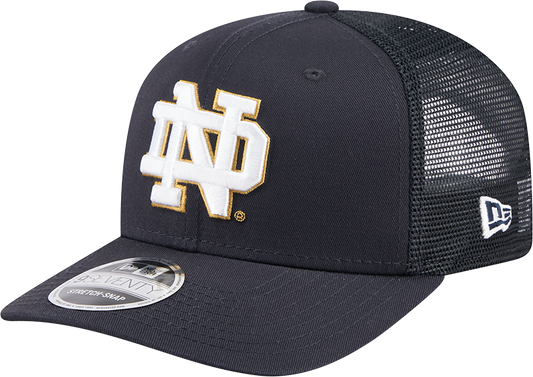 Men's Notre Dame Fighting Irish New Era Navy New Era 9SEVENTY Trucker Hat