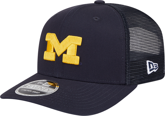 Men's Michigan Wolverines New Era Navy New Era 9SEVENTY Trucker Hat