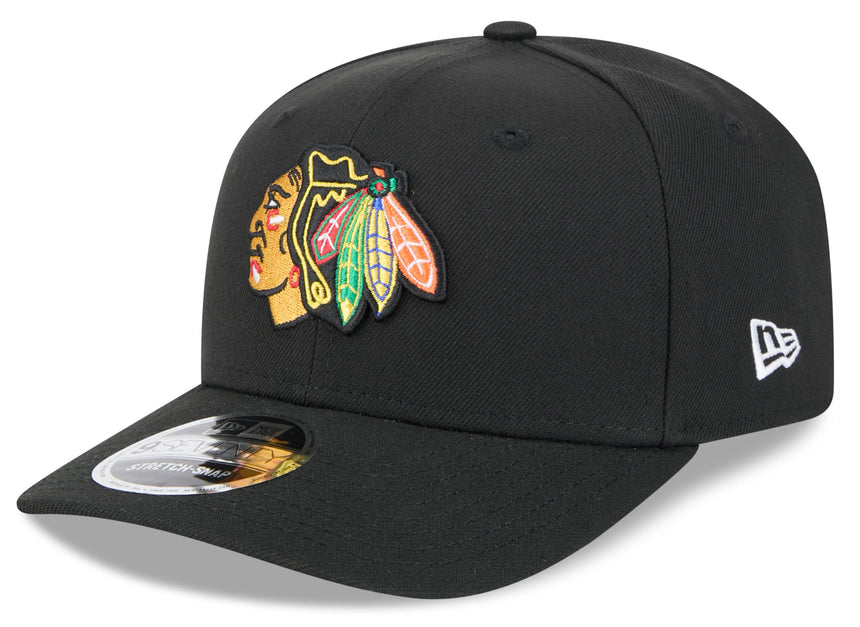 Men's Chicago Blackhawks New Era Black 9SEVENTY Hat - Pro Jersey Sports