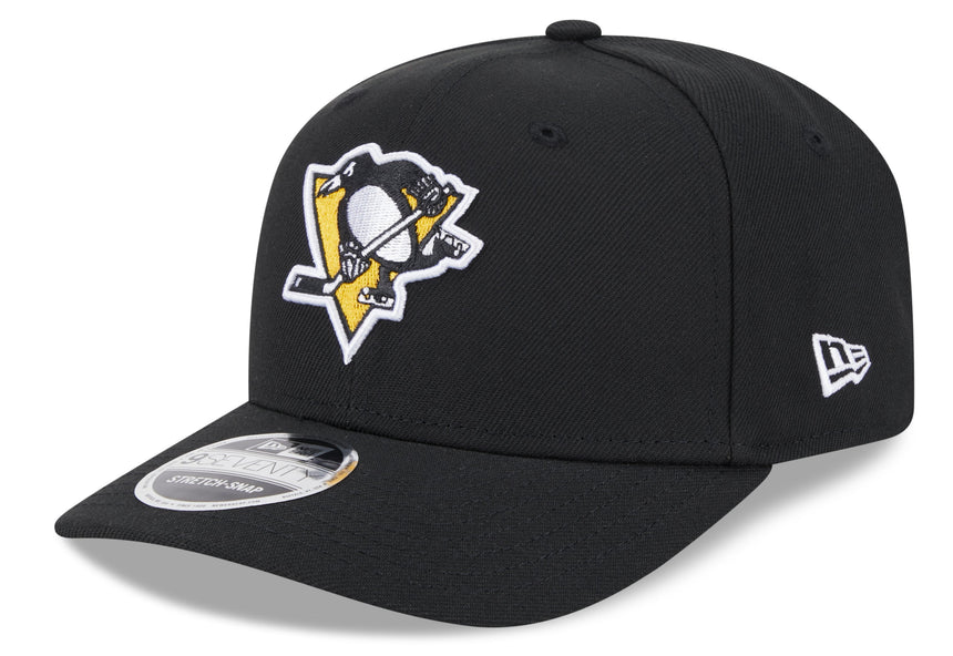 Men's Pittsburgh Penguins Black New Era 9SEVENTY Adjustable Hat - Pro Jersey Sports