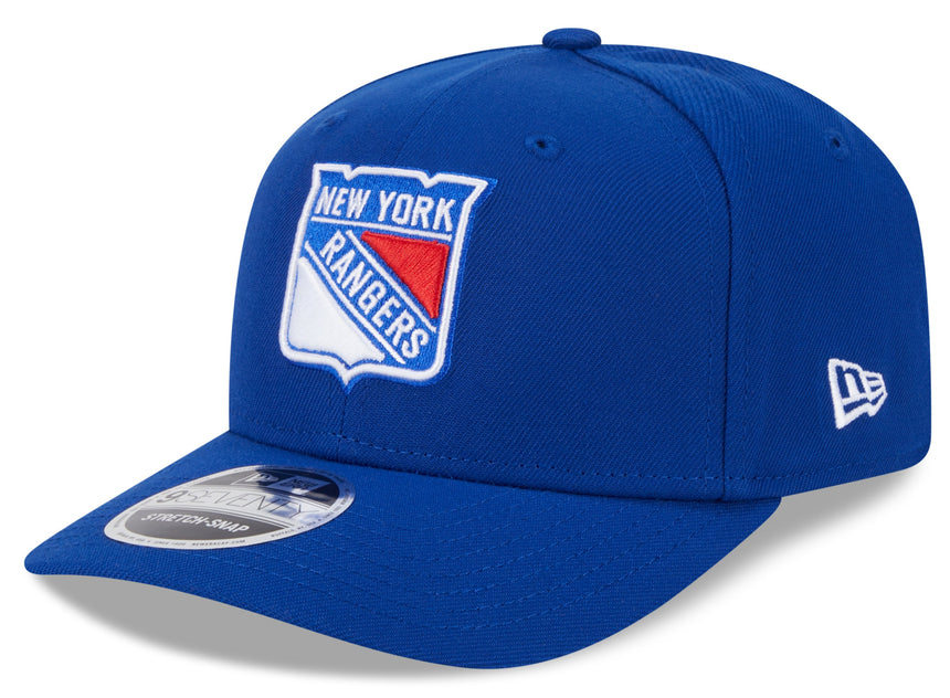 Men's New York Rangers Blue New Era 9SEVENTY Adjustable Hat - Pro Jersey Sports