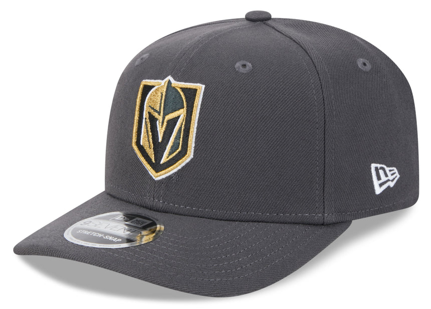 Men's Vegas Golden Knights Gray New Era 9SEVENTY Adjustable Hat - Pro Jersey Sports