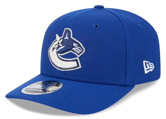 Men's Vancouver Canucks Blue New Era 9SEVENTY Adjustable Hat - Pro Jersey Sports