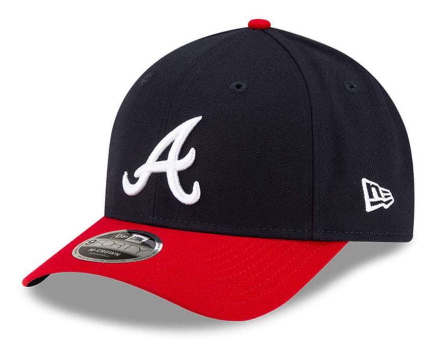 Atlanta Braves Navy/Red New Era Player Replica M-Crown 9FORTY Adjustable Hat - Pro Jersey Sports