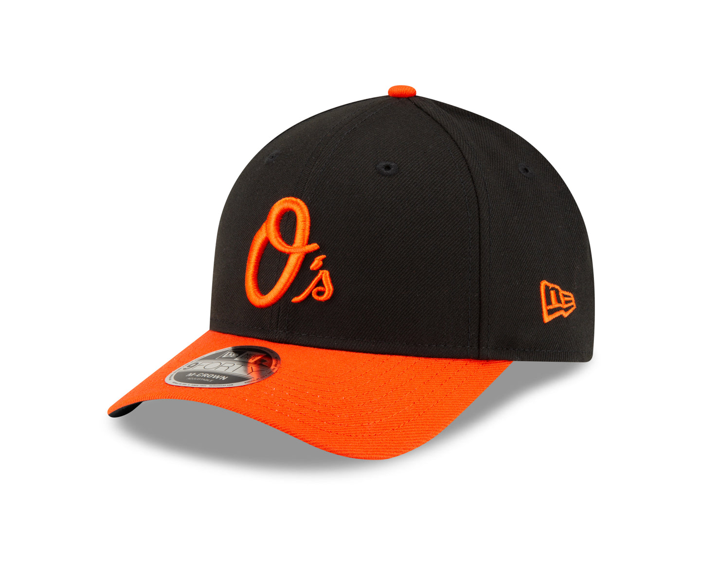 Baltimore Orioles Black/Orange Alternate New Era Player Replica M-Crown 9FORTY Adjustable Hat - Pro Jersey Sports