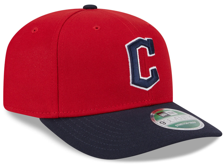 Cleveland Guardians Red/Navy New Era Player Replica 9SEVENTY Stretch Snap Adjustable Hat - Pro Jersey Sports