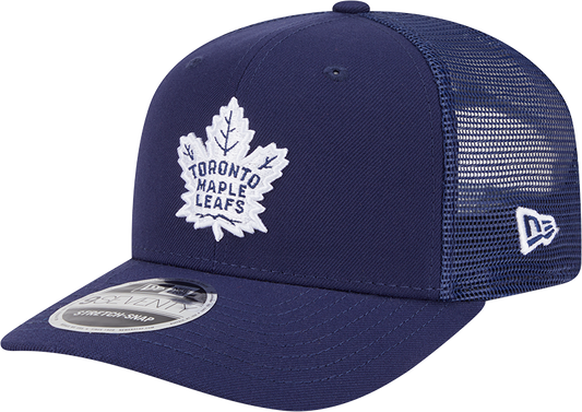 Men's Toronto Maple Leafs New Era Navy New Era 9SEVENTY Trucker Hat