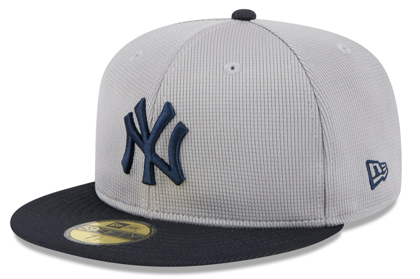 New York Yankees New Era Road Grey 2025 Spring Training 59FIFTY Fitted Hat - Pro Jersey Sports