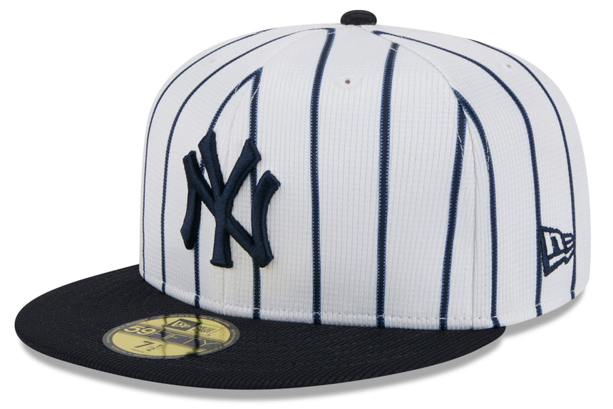 New York Yankees New Era Home Pinstripe 2025 Spring Training 59FIFTY Fitted Hat - Pro Jersey Sports