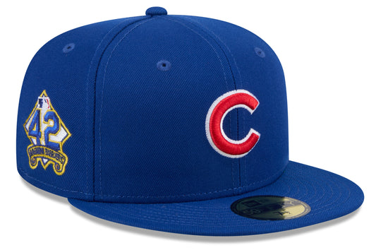 Chicago Cubs Jackie Robinson Day 25 New Era Black Game Authentic Collection On-Field 59FIFTY Fitted Hat - Pro Jersey Sports