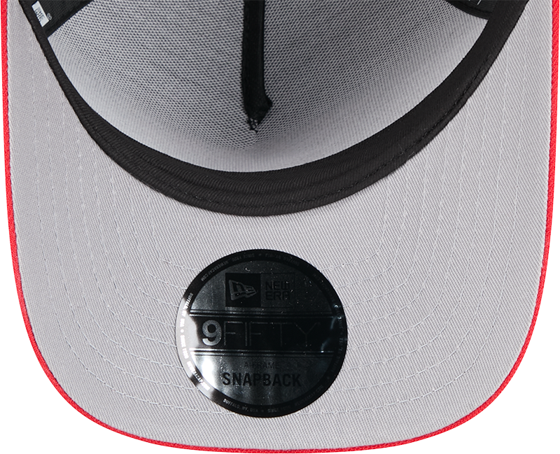 Men's Houston Texans New Era 2025 NFL Draft Black A-Frame 9FIFTY Snapback Adjustable Hat - Pro Jersey Sports