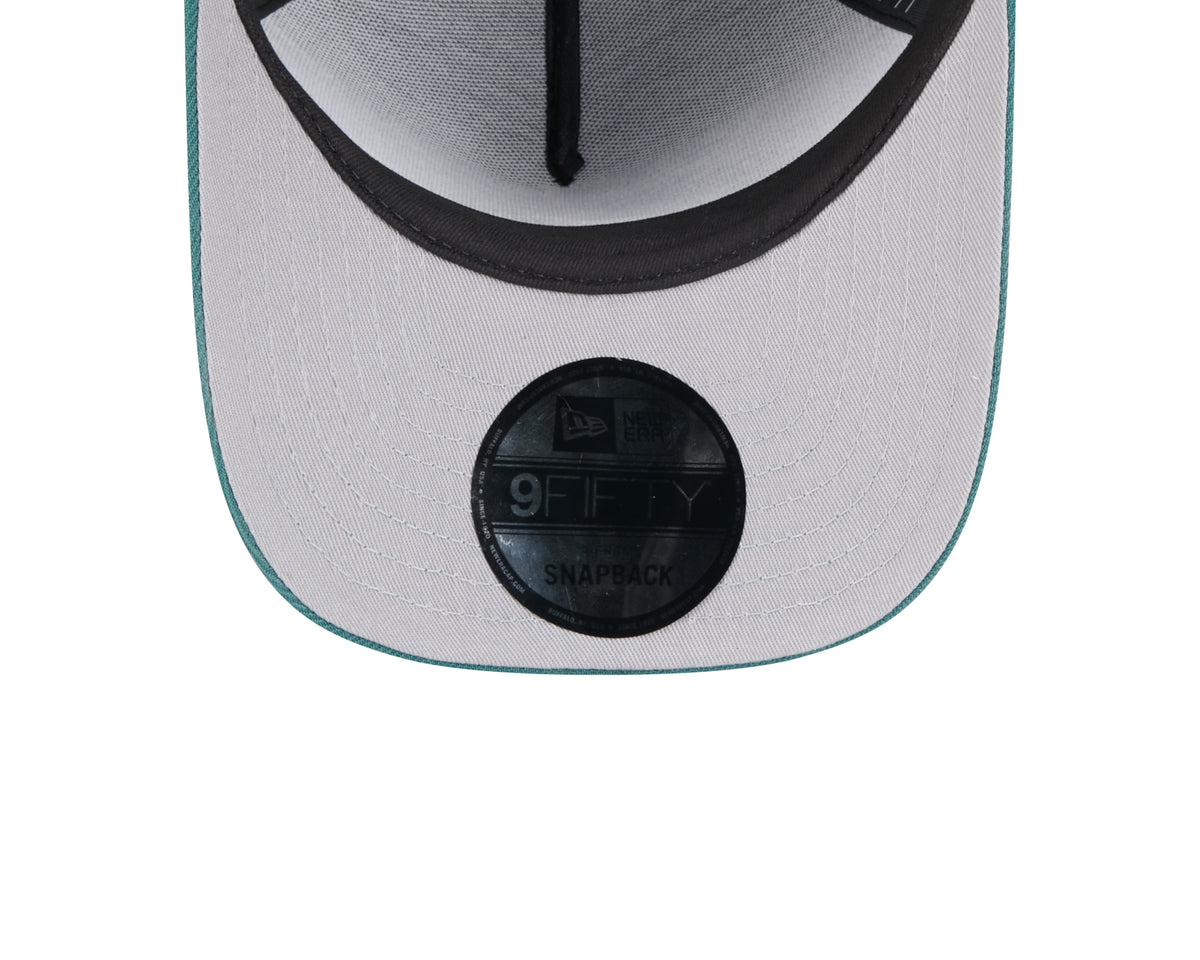 Men's Philadelphia Eagles New Era 2025 NFL Draft Black A-Frame 9FIFTY Snapback Adjustable Hat - Pro Jersey Sports