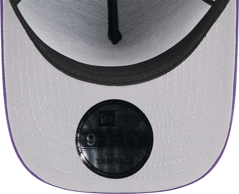Men's Minnesota Vikings New Era 2025 NFL Draft Black A-Frame 9FIFTY Snapback Adjustable Hat - Pro Jersey Sports