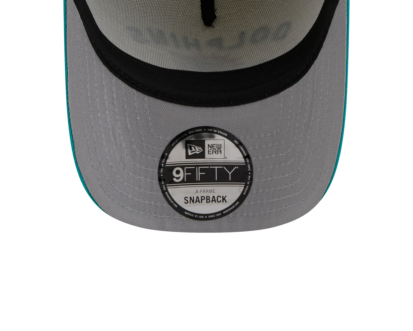 Men's Miami Dolphins New Era 2025 NFL Draft Chrome A-Frame 9FIFTY Snapback Adjustable Hat - Pro Jersey Sports