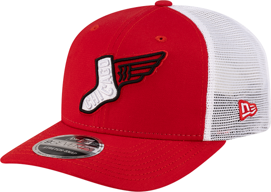 Chicago White Sox City Connect Red 9SEVENTY Trucker Adjustable Hat - Pro Jersey Sports