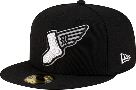 Chicago White Sox New Era 2025 City Connect Team Color 59FIFTY Fitted Hat -Black - Pro Jersey Sports