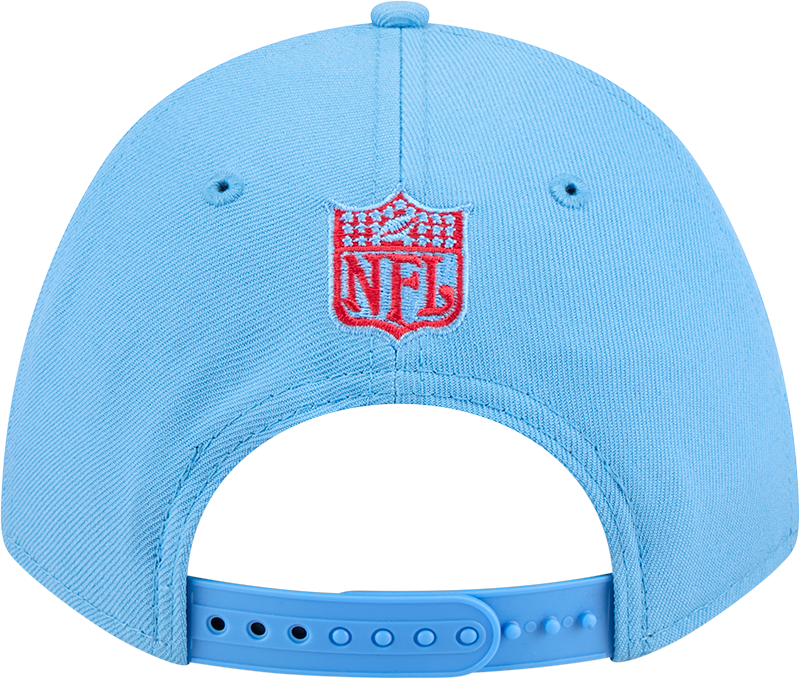 Houston Oilers New Era Baby Blue Primary 9FORTY M-Crown Adjustable Hat - Pro Jersey Sports