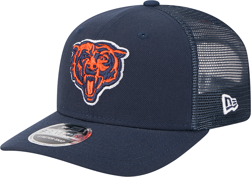 Chicago Bears New Era Navy Trucker Primary 9SEVENTY Trucker Hat - Pro Jersey Sports