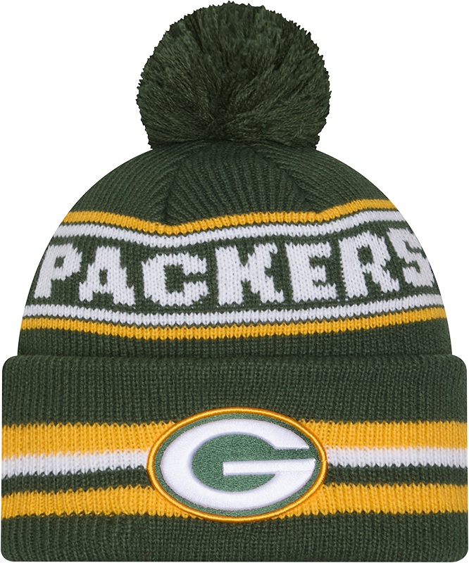 Green Bay Packers Green New Era Knit Classic Cuffed Pom Knit - Pro Jersey Sports
