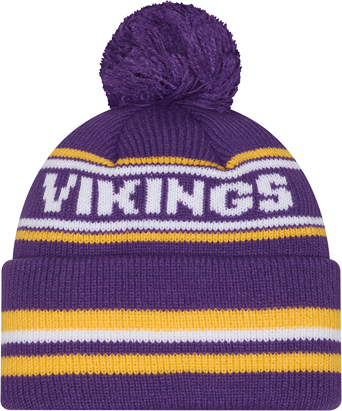 Minnesota Vikings Purple New Era Knit Classic Cuffed Pom Knit - Pro Jersey Sports