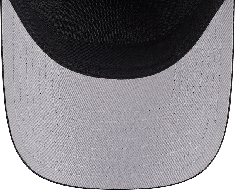 Detroit Lions New Era Black & White Primary 9FORTY A-Frame M-Crown Adjustable Hat - Pro Jersey Sports