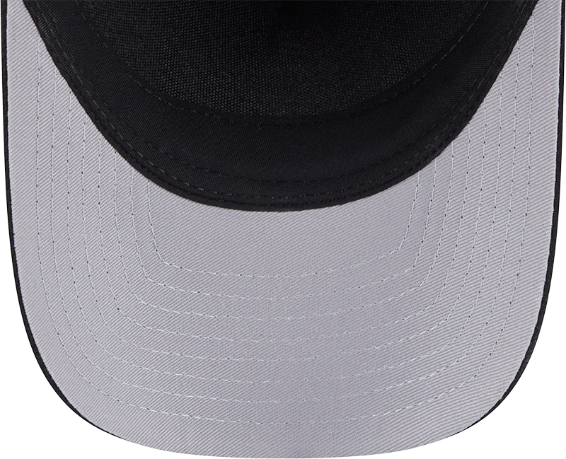 San Francisco 49ers New Era Black & White Primary 9FORTY A-Frame M-Crown Adjustable Hat - Pro Jersey Sports