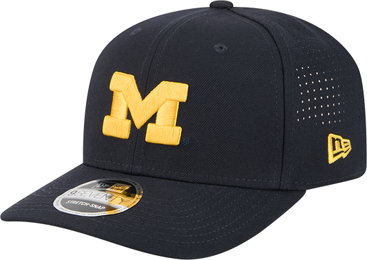Men's Michigan Wolverines New Era Navy New Era 9SEVENTY Perf Hat