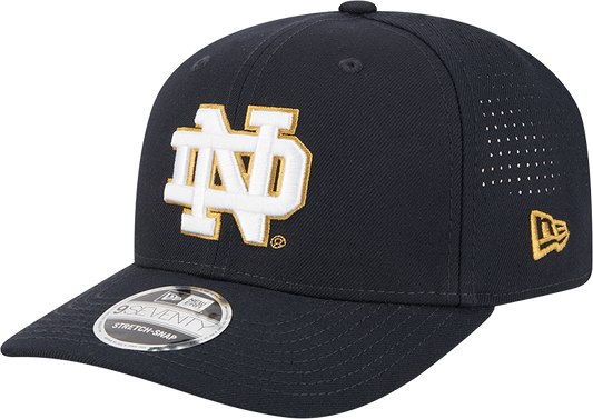 Men's Notre Dame Fighting Irish New Era Navy New Era 9SEVENTY Perf Hat
