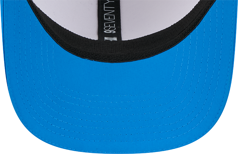 Men's Detroit Lions New Era White/Blue 2025 NFL Training Camp 9SEVENTY Adjustable Hat - Pro Jersey Sports