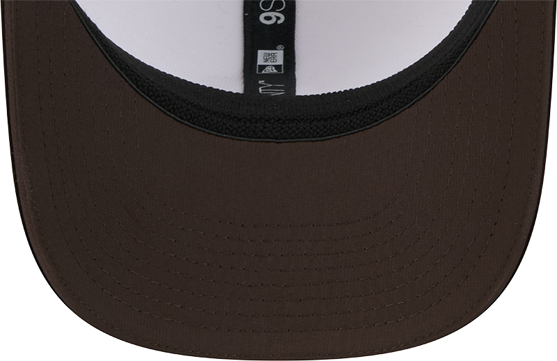 Men's Cleveland Browns New Era White/Brown 2025 NFL Training Camp 9SEVENTY Adjustable Hat - Pro Jersey Sports