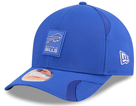 Men's Buffalo Bills New Era Blue 2025 NFL Primary Logo Sideline Heat 9FORTY M-Crown Adjustable Hat - Pro Jersey Sports