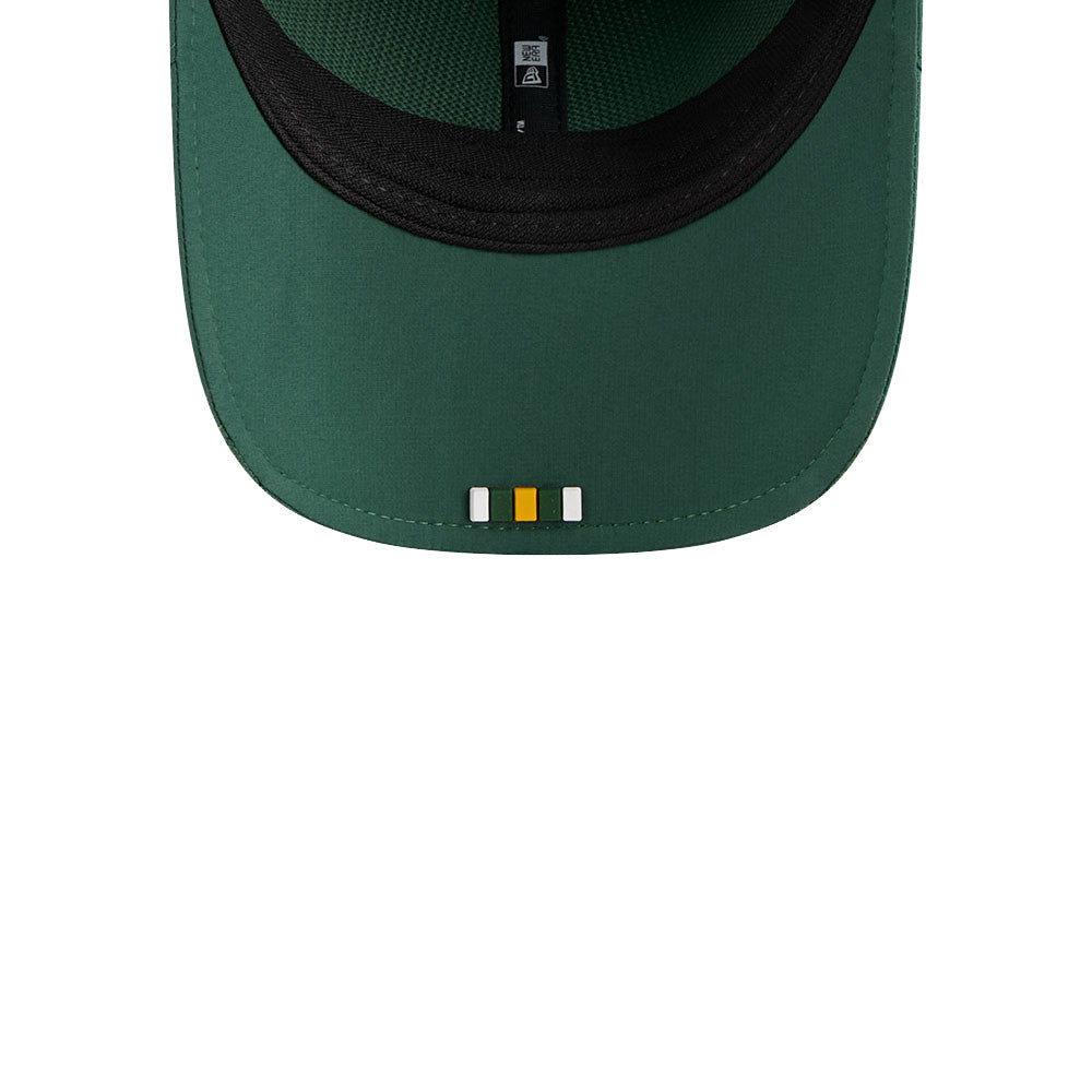 Men's Green Bay Packers New Era Green 2025 NFL Primary Logo Sideline Heat 9FORTY M-Crown Adjustable Hat - Pro Jersey Sports