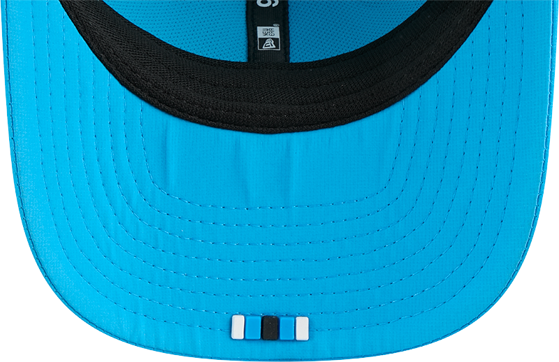 Men's Carolina Panthers New Era Teal 2025 Sideline 9SEVENTY Trucker Adjustable Hat - Pro Jersey Sports