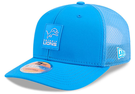 Men's Detroit Lions New Era Blue 2025 NFL Sideline Heat 9SEVENTY Adjustable Hat - Pro Jersey Sports