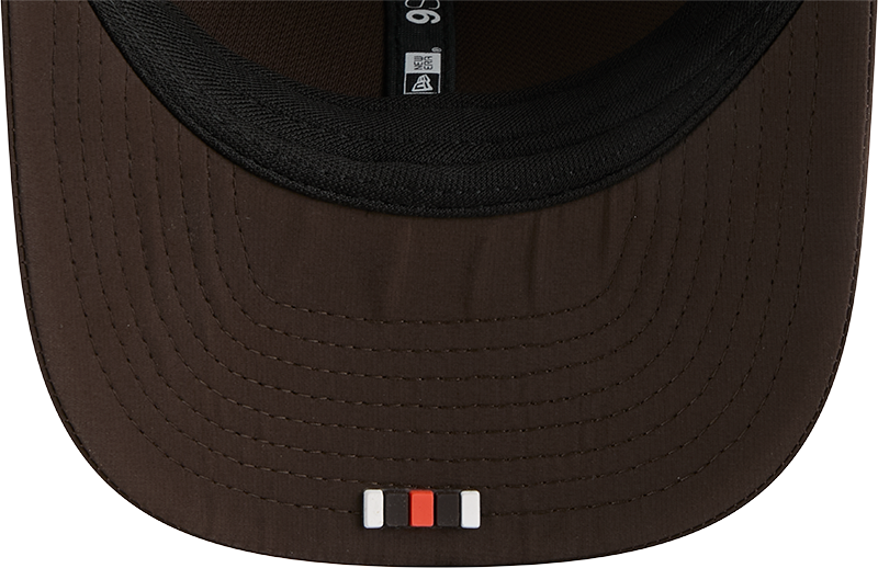 Men's Cleveland Browns New Era Brown 2025 Sideline Brownie 9SEVENTY Trucker Adjustable Hat - Pro Jersey Sports